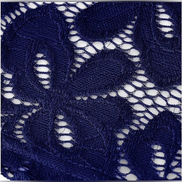 #011 MISSMAY Women's Vintage Floral Lace Short Sleeve Boat Neck Cocktail. - Picture 5 of 9